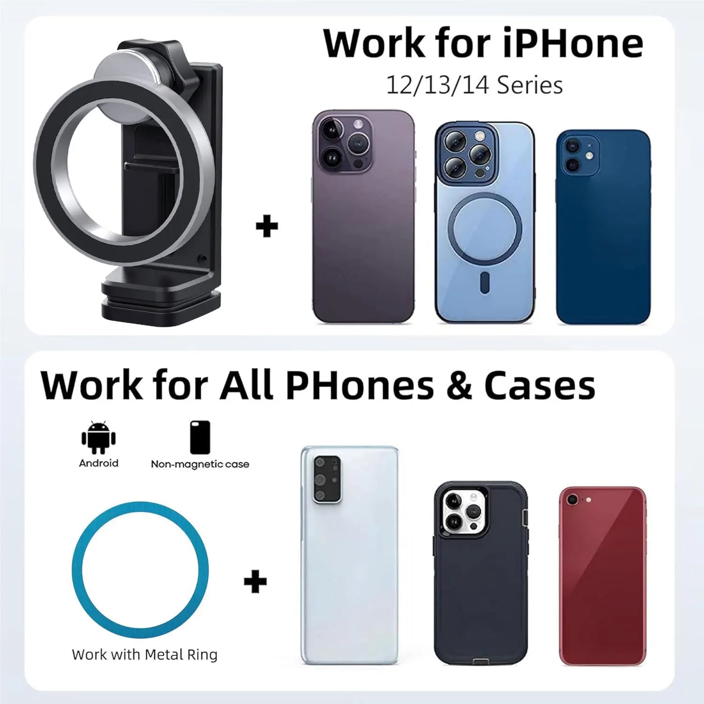 Magnetic Airplane Cell Phone Holder 