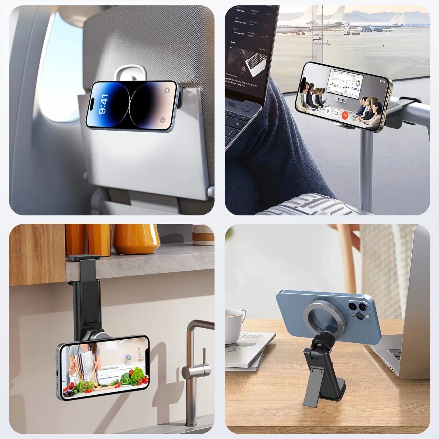 Magnetic Airplane Cell Phone Holder 